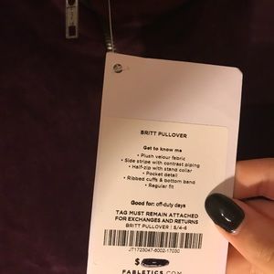 Fabletics Unworn Track Pullover